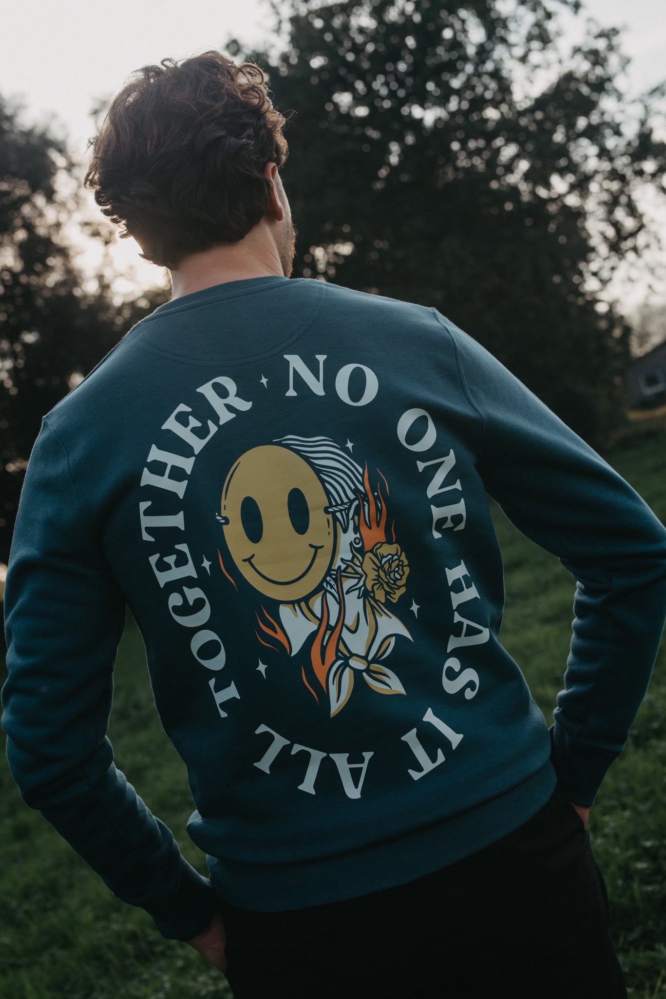 Sweater petrol