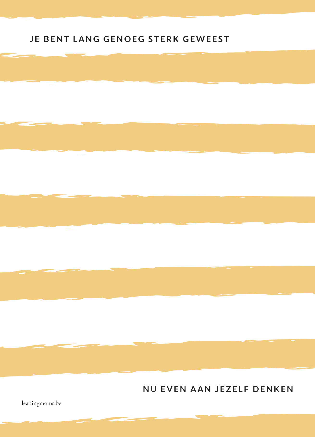 Kaartje 'lang genoeg sterk geweest'