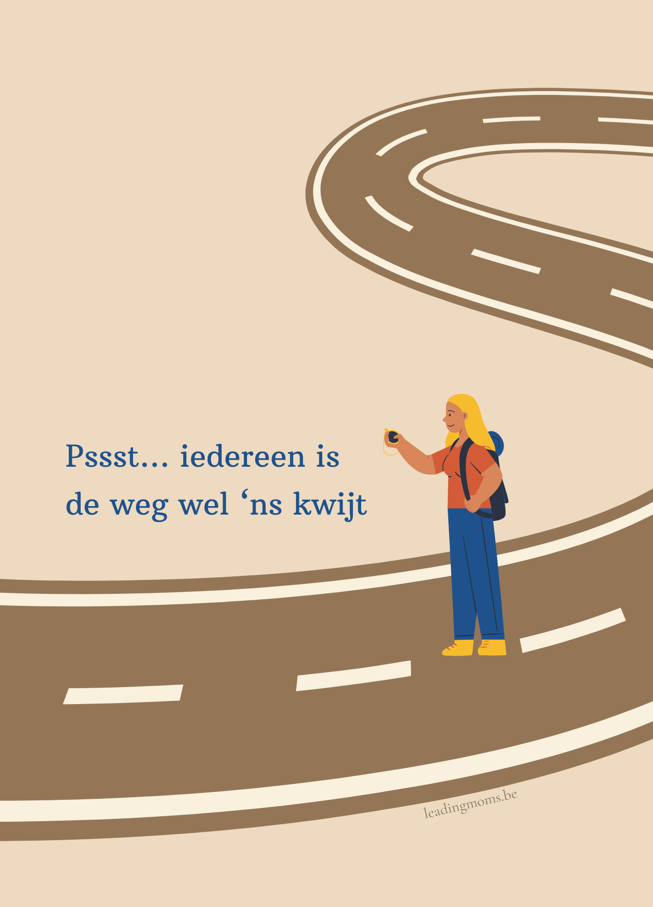 Kaartje 'iedereen is de weg wel ns kwijt'