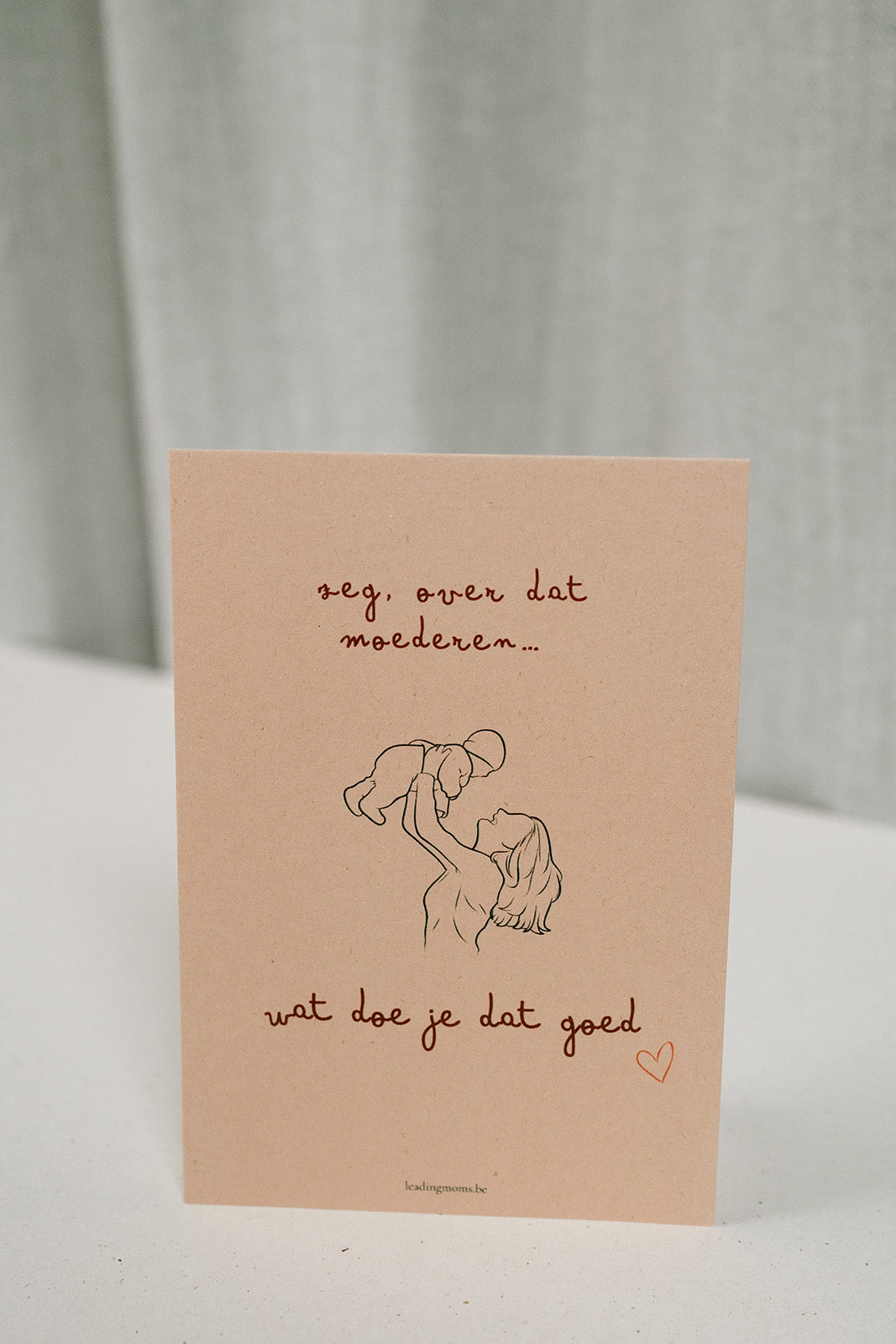 Kaartje moederen