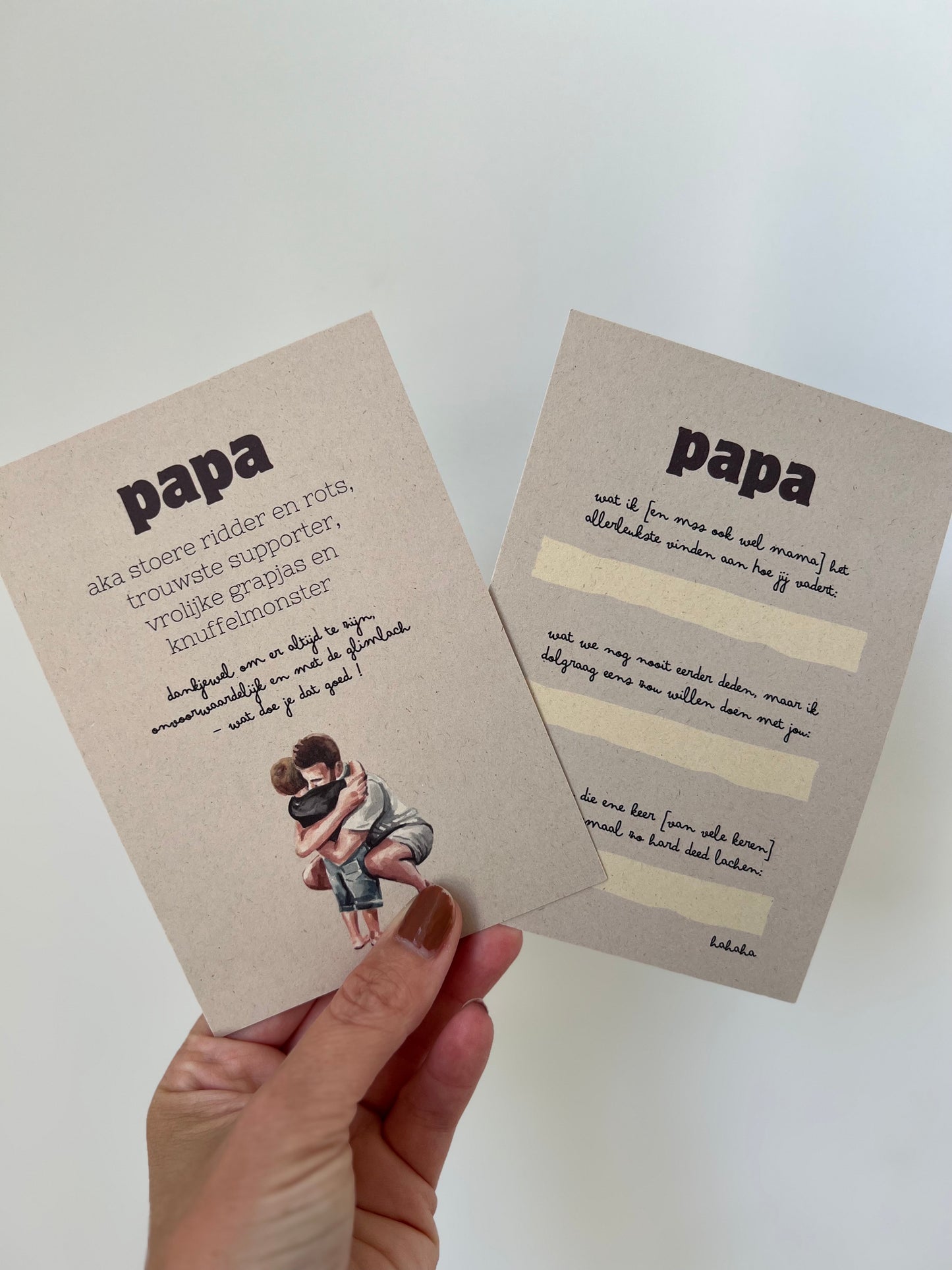 Kaartjes 'Papa'