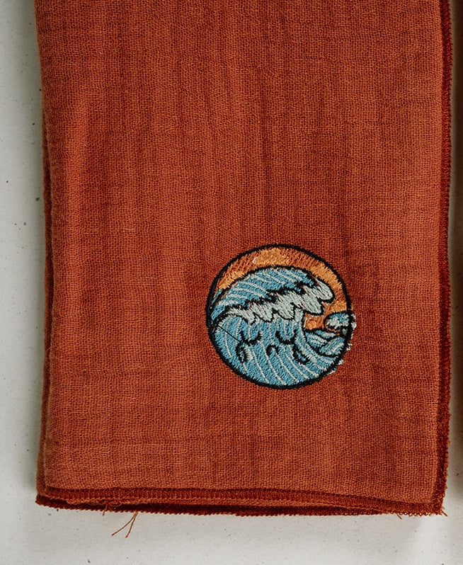 Zakdoek "the waves of life" (big boys)